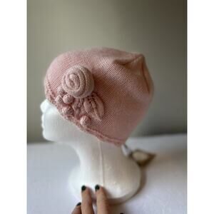 Floriane Les Petites Cheries wool blend girls hat 2y.o Made In France NWT